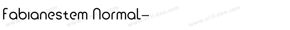 fabianestem Normal字体转换